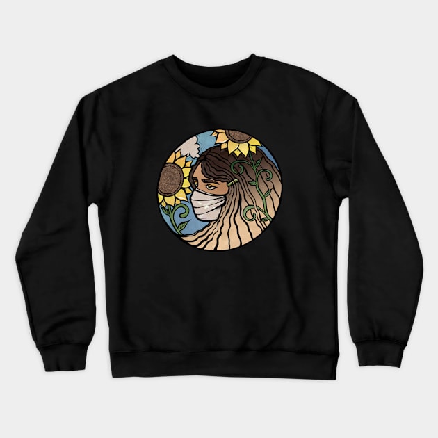 Summer 2020 Mask Up Crewneck Sweatshirt by bubbsnugg